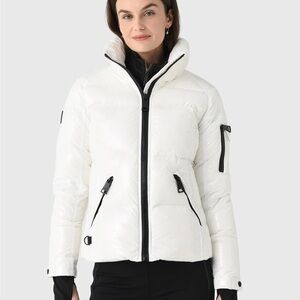 SAM Women's White Puffer Jacket